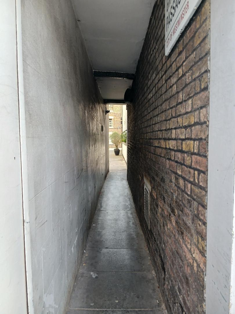 Entrance to a Gentrified Victorian Slum