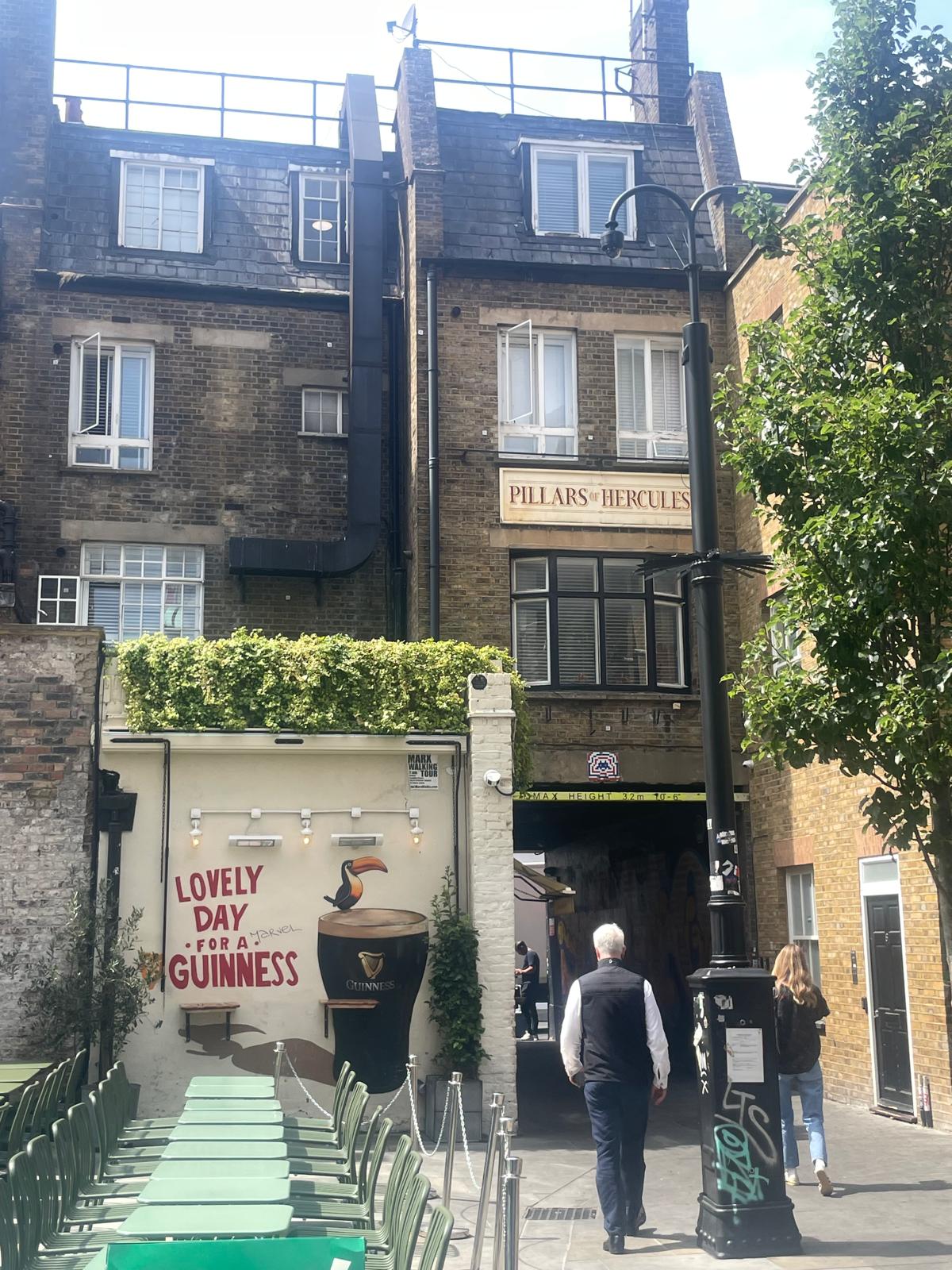 The picturesque entrance to Soho
